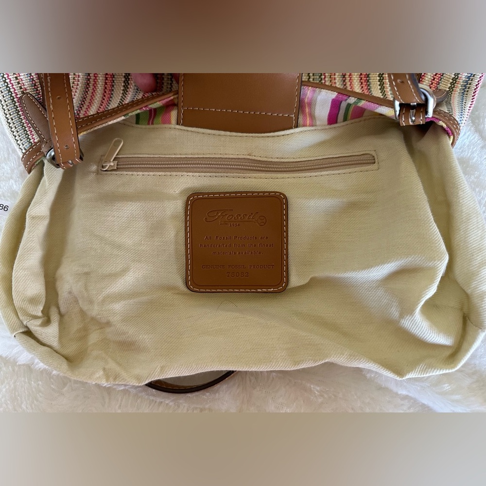 Fossil Striped Multicolor Shoulder Bag - Picture 11 of 12